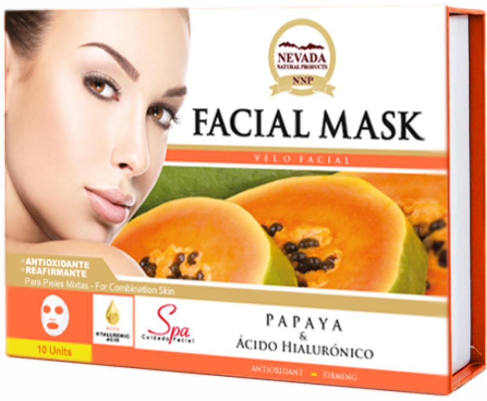 Velos Faciales De Papaya Nevada Caja *10 Unidades