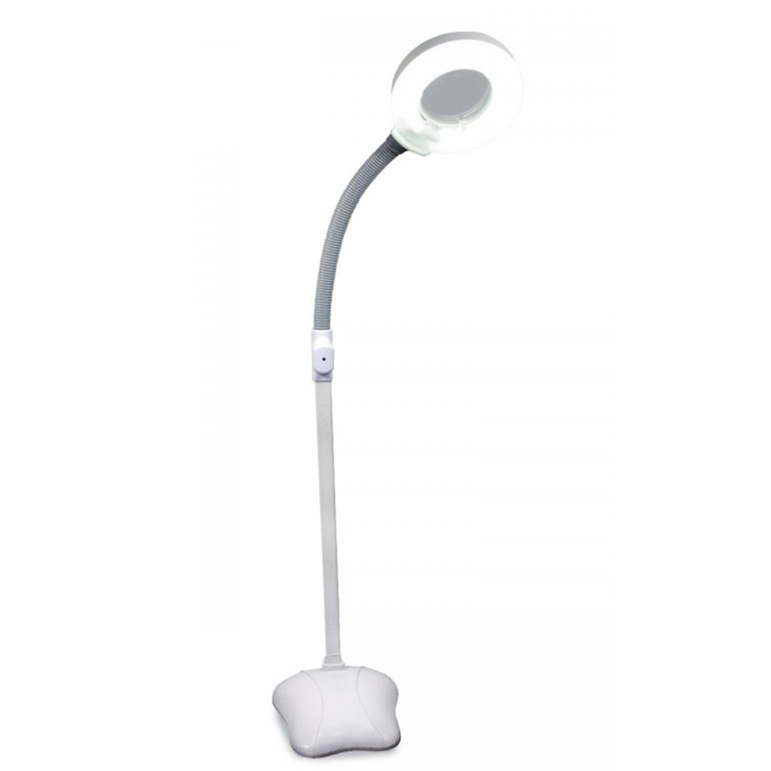 Lupa Luz Blanca Pedestal