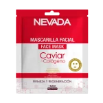 Mascarilla Facial Cristales Caviar y Colágeno Nevada * UND